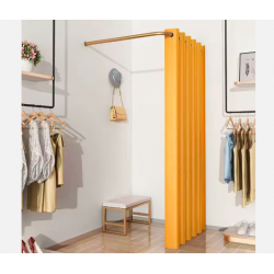 Примірочна кутова, золота 100х100см.